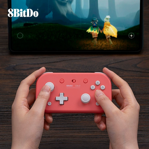 8bitdo Lite 2 Тонкий беспроводной Bluetooth-контроллер Вибропереключатель корпуса OLED-игровая консоль Android Genshin Impact Raspberry Pi Dual Shadow Wonderland Zelda Link Mario 8bitdo