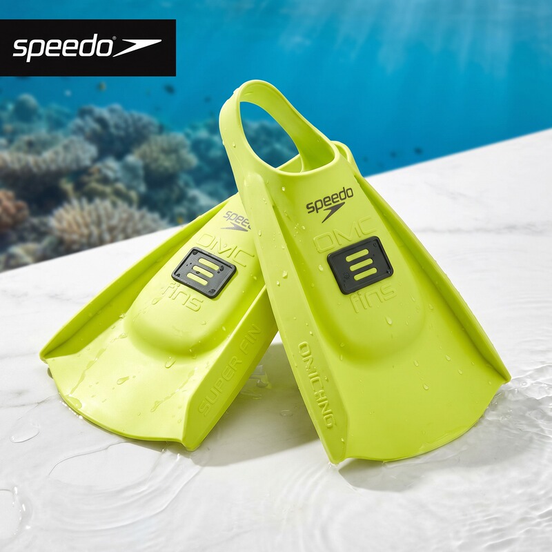 Speedo Dmc Swimming Fins for Men and Women, Freestyle Training Silicone Half-Fins Speedo Dmc Swimming Fins for Men and Women, Freestyle Training Silicone Half-Fins