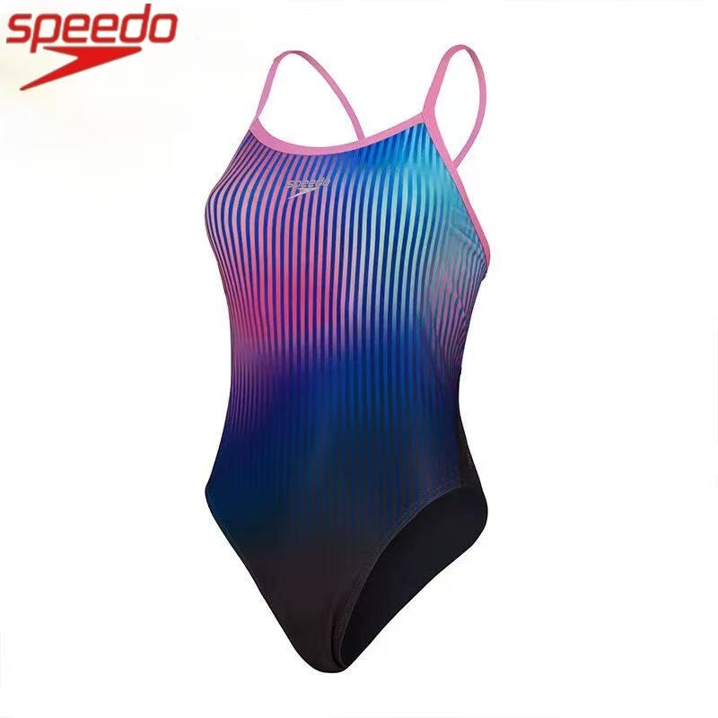 Speedo Women's Racing Swimsuit, Professional Athletes' Professional Training One-Piece Triangle Strap Swimsuit