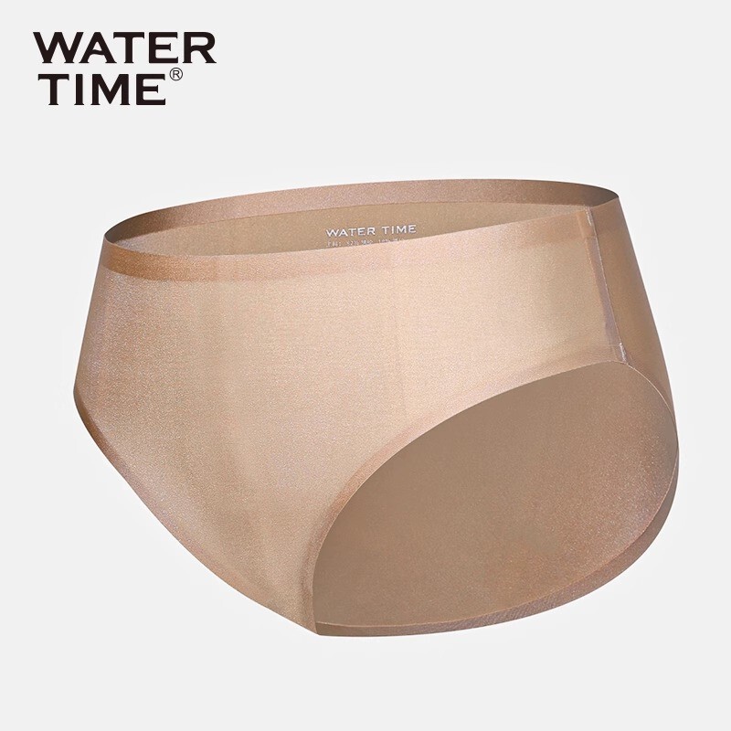 Watertime Seamless Swimming Briefs, Women's Swimsuit That Doesn'T Pinch the Hips, Triangle Shape, Suitable for Outdoor Diving, Yoga, Fitness and Sports Watertime Seamless Swimming Briefs, Women's Swimsuit That Doesn'T Pinch the Hips, Triangle Shape, Suitable for Outdoor Diving, Yoga, Fitness and Sports