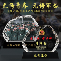  Customized veteran souvenirs Creative retired troops special company gifts to send comrades veterans and brothers as a souvenir