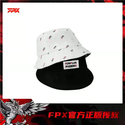 FPX genuine authorized couple round hat summer new LOGO print sunshade fisherman's hat for men and women