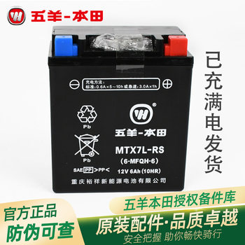 Wuyang honda rui yu rui ying rui magnesium new youyue new youku youke scimitar original battery starter battery