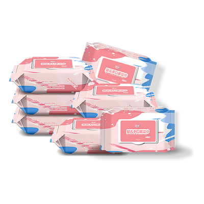 【悠护加棉】加厚宝宝手口湿巾80抽