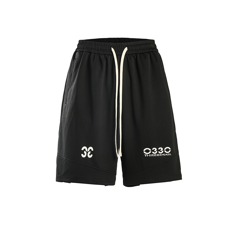 0330 American-Style Breathable Sports Shorts Football Uniform Short-Sleeved Frisbee Ice Silk Loose Round Neck Black and White Patchwork Short 0330 American-Style Breathable Sports Shorts Football Uniform Short-Sleeved Frisbee Ice Silk Loose Round Neck Black and White Patchwork Short