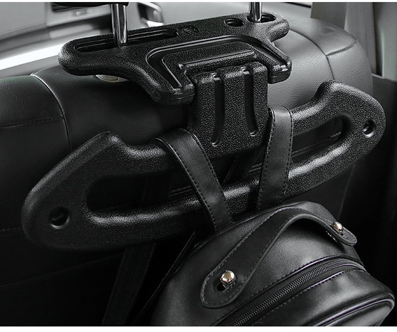Car Headrest Hook Creative Handle Hanger Car Seat Back Multifunctional Safety Armrest Handle Suit Clothes Hanger
