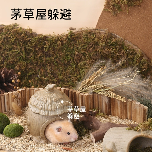 Подходит для керамических гнезд хомяков, убежищ для золотых медведей, керамических мисок для еды в летний сезон, проходных хижин, домов, охлаждающих берлог.