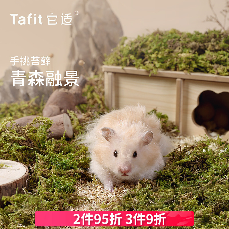 It's suitable Qingsen Dried Cabbage hamster Golden Silk Bear Mat stock hamster cage Cage Framing Supplies Construction Nest Excavation Ayat Mat stock