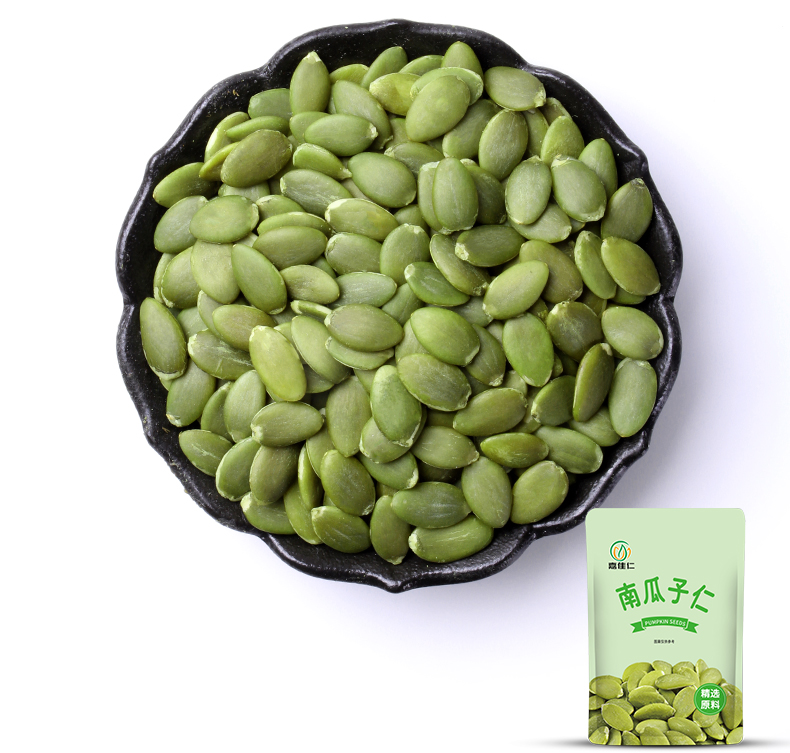 嘉佳仁 内蒙原味新货南瓜子仁 180g*3袋 图2