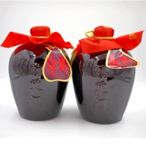 Hunan intangible cultural heritage] Tanjia yard lower source water wine traditional brewing technology raw pulp wine 1500ml * 2