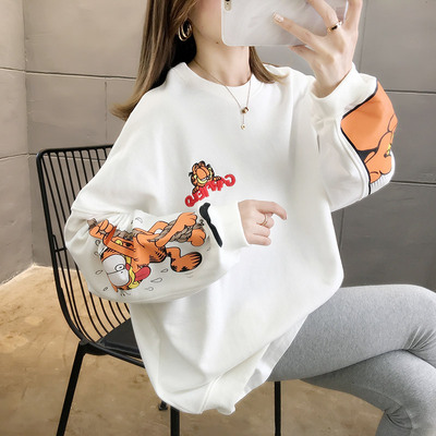 卫衣女2020新款假两件卫衣