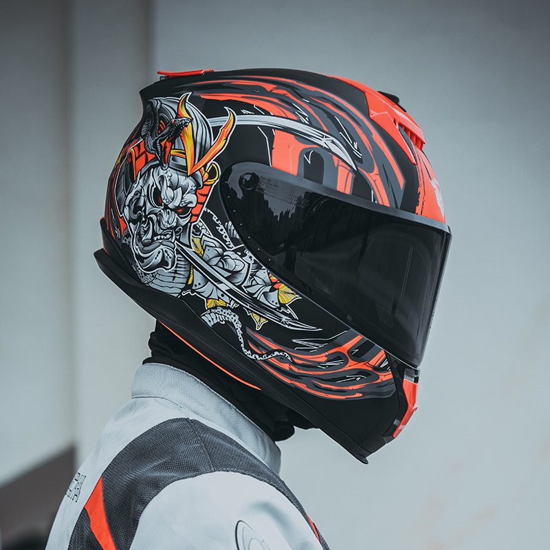 Italian VCOROS MoBrigade 318 locomotive safety helmet male and female personality Double lenses Full helmet Locomotive Knight Safety Helmet