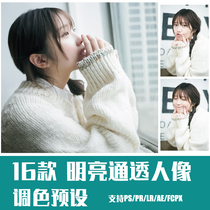 lightroom preset LR PS children portrait fresh PR da Vinci AE LUT phone color filter