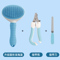 Обновить круговой глубокий морской синий+сдвиг гвоздь