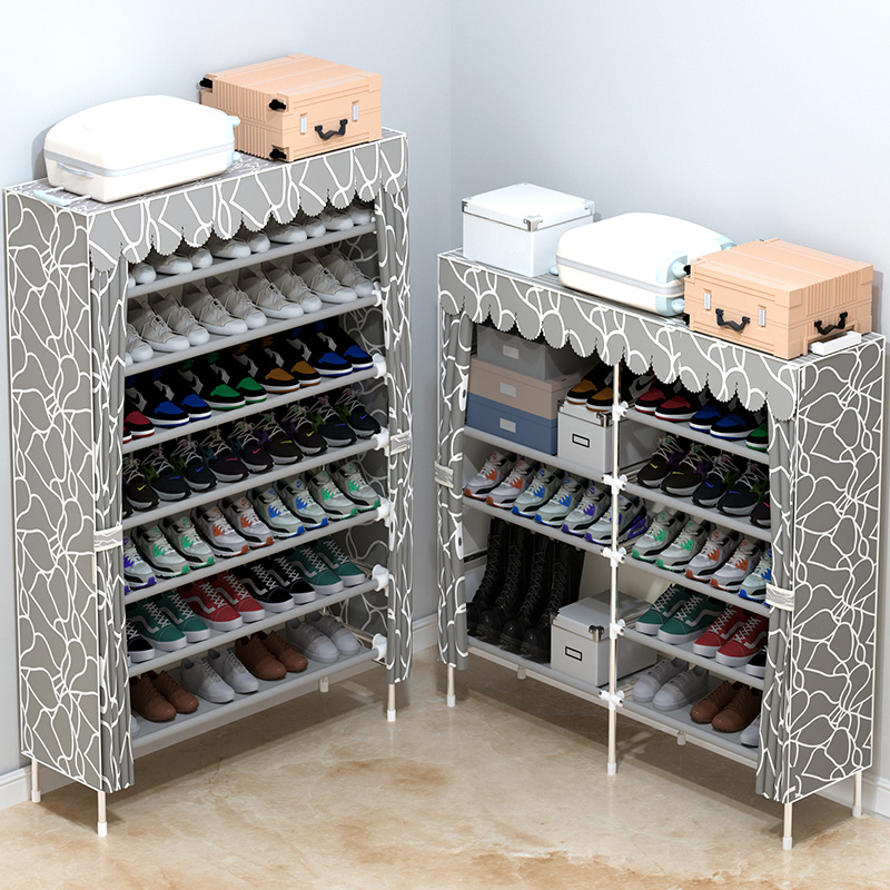 Shoe shelf Home doorway Easy multilayer anti-dust cloth Shoe cabinet Indoor good looking economy Type of storage Large capacity