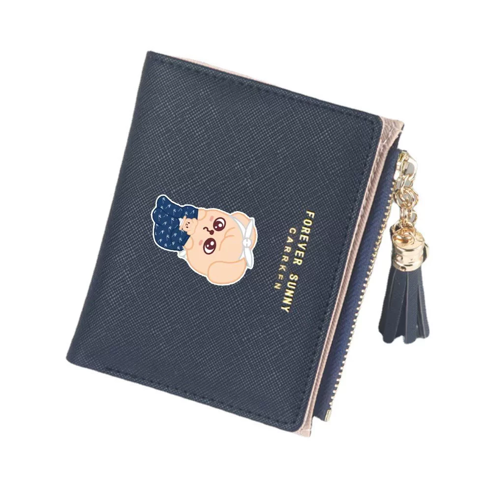 Stray Kids сочетание Go Surrounding Surrounding Surrounding Short Wallet SKZOO та же мультфильмовая Sutu Fun Qianzao