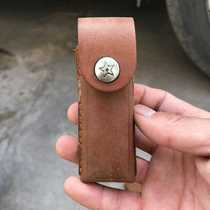 Old stock 64-style single magazine old-fashioned cowhide waist bag simple box 60s tactical magazine bag