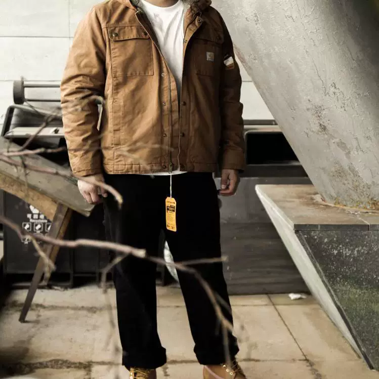 Поддержка идентификации Carhartt Carhartt 103826 бархатистая утолщённая куртка повседневная мужская рабочая куртка модная осень-зима