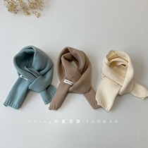 ins Korean baby scarf autumn and winter warm baby boys and girls scarf knitted wool fashionable and versatile trend