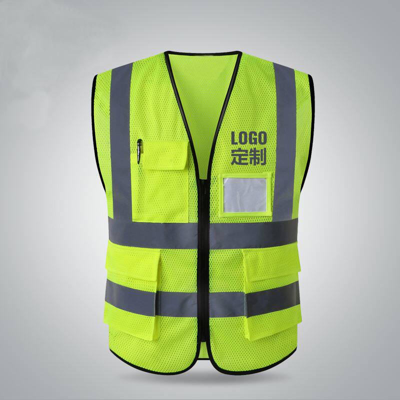 Lifting command vest custom plus size construction sanitation safety clothing construction site with reflective vest fluorescent