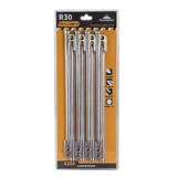 Дорожный комплект из нержавеющей стали, палатка, ветрозащитный длинный навес, фиксаторы в комплекте