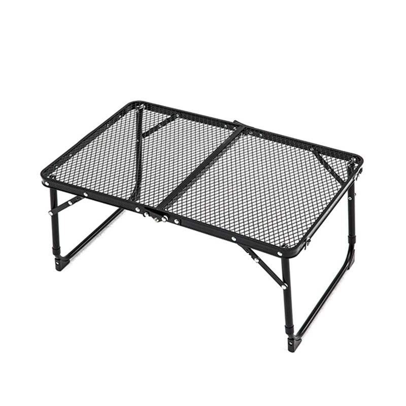 Black Deer Sky Bull Iron Mesh Table MINI Outdoor Camping Aluminum Alloy Portable Folding Table Picnic Tea Folio Small Table