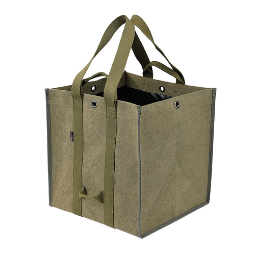 Большая износостойкая деревянная портативная сумка для хранения для кемпинга