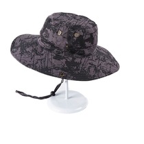 Male and female universal sunscreen Spring autumn season Outdoor casual Outlet tours Adults Great edge Shading Graffiti Fisherman Hat