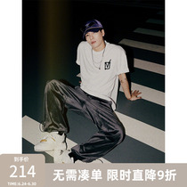 BONELESS DRAW ROPE Pants Men And Women Base High Play Silk Suede Pants High Street Casual Pants