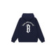 BONELESS arc gothic logo printed cardigan hooded sweatshirt high street loose casual base couple jacket