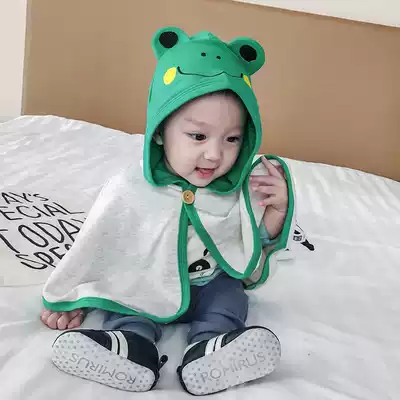 Cloak cloak baby out 2021 Spring and Autumn new baby coat boys and girls wind shawl 0-3 years old shawl