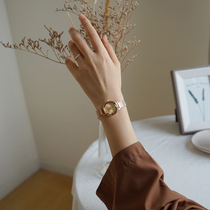 Korean watch ins niche design Women light luxury 2021 New retro premium simple temperament dial