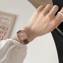 Korean watch women 2021 New ins niche design light luxury temperament simple little dial High sense