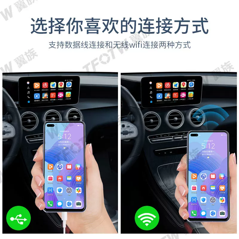 Карлифей к ХИКАР Huawei беспроводной автомобильный бокс, подходит для Buick Cadillac Ford Kaeju Jeep