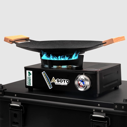 [Прощальная модель] Складная кассетная плита Портативная газовая плита Полевая пожарная печь Уличная плита Кемпинговая печь