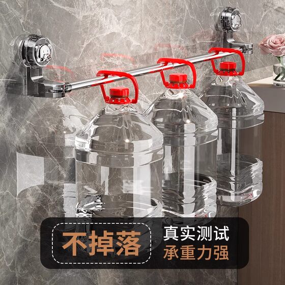 吸盘可伸缩毛巾杆可旋转卫生间毛巾浴室挂钩置物架水槽沥水袋