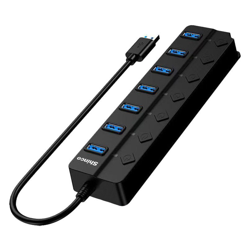 USB 3.0 Hub Expander for Laptops and Desktops, Docking Station with Multiple Ports, Charging Socket 2.0, Power Supply, One-To-Four Car Splitter, Interface Port, Keyboard One-To-Three Desktop