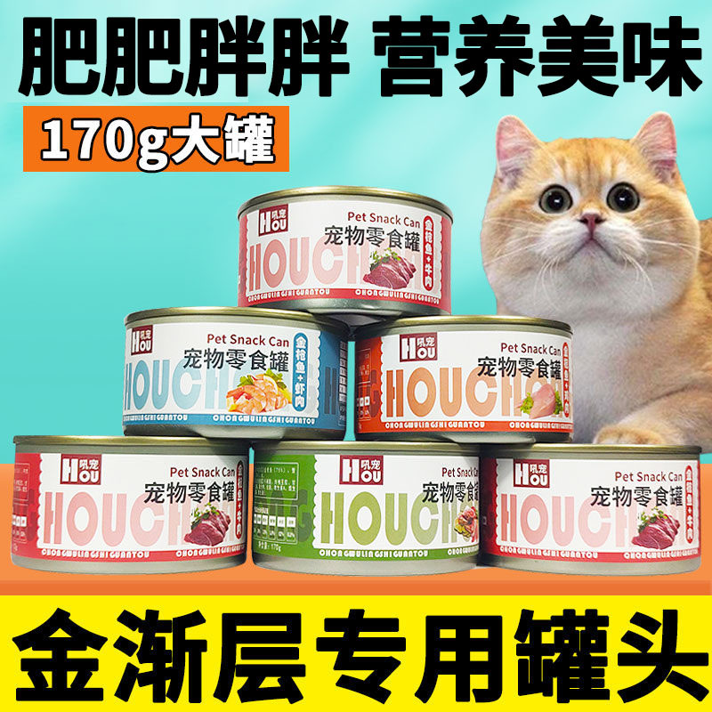 Special Kitten Snacks for Golden Tabbies, Canned Cat Food, Shredded Chicken, Nutritious Food for Cats, Lactation Period