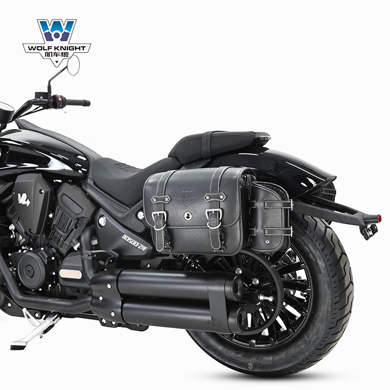 Crewerewolf suitable for Brunning Black Flag 500 modified Sides Bag side Pack Antique Side Box Waterproof Quick Detached Helmet Bag-Taobao