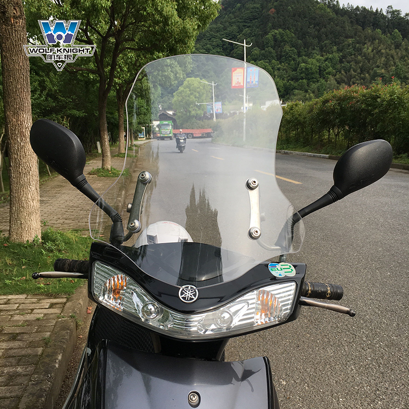 Crewerewolf apply Mountain leaf Xun Eagle ZY125 windshield windshield front wind damper pedal locomotive retrofit