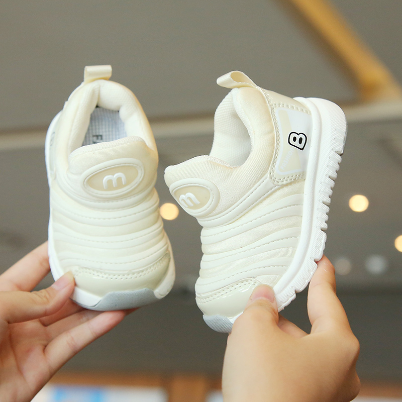 Spring and Autumn New Baby Shoes, Caterpillar Sneakers, Lightweight and Breathable Toddler Walking Shoes, Non-Slip Soft-Soled Baby Shoes