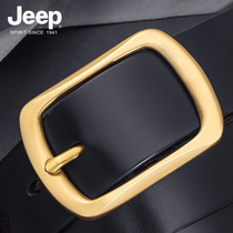 jeep gip strap male leather pure cow leather retro copper buckle head layer cow leather needle buttoned casual tide jeans waist belt