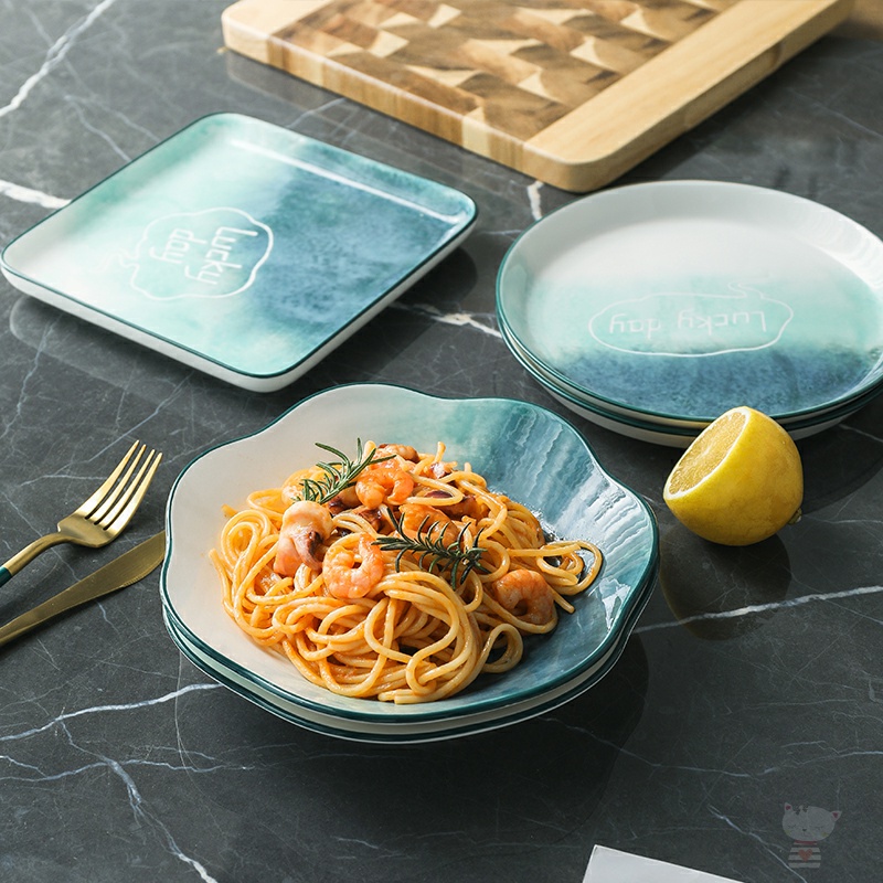 Utsuwa gradient web celebrity hand - made plates creative fruit bowl dish dish dish of household ceramic plate tableware suit