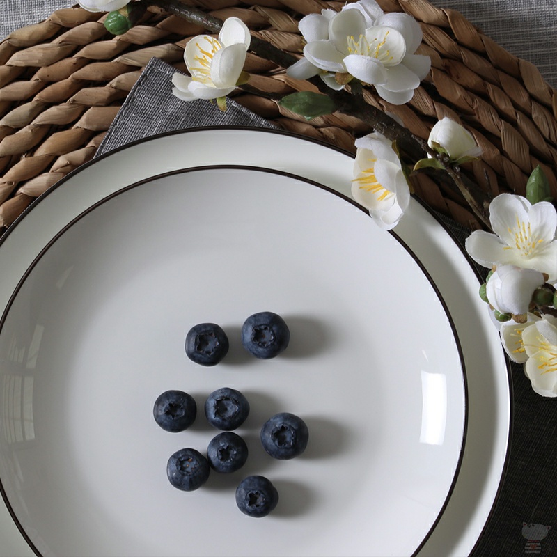 Utsuwa4 a box microwave ipads porcelain dish dish soup plate 7 inches nest plate household paella round ceramic plate