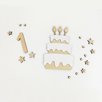 Mori wooden birthday letter card wall stickers home listing happyBirthday decorative pendant shooting props