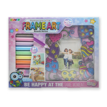 Student Stereogel Painting environmentally friendly and free of baking coating color ornaments 3D crystal color picture frame children DIY handmade toys