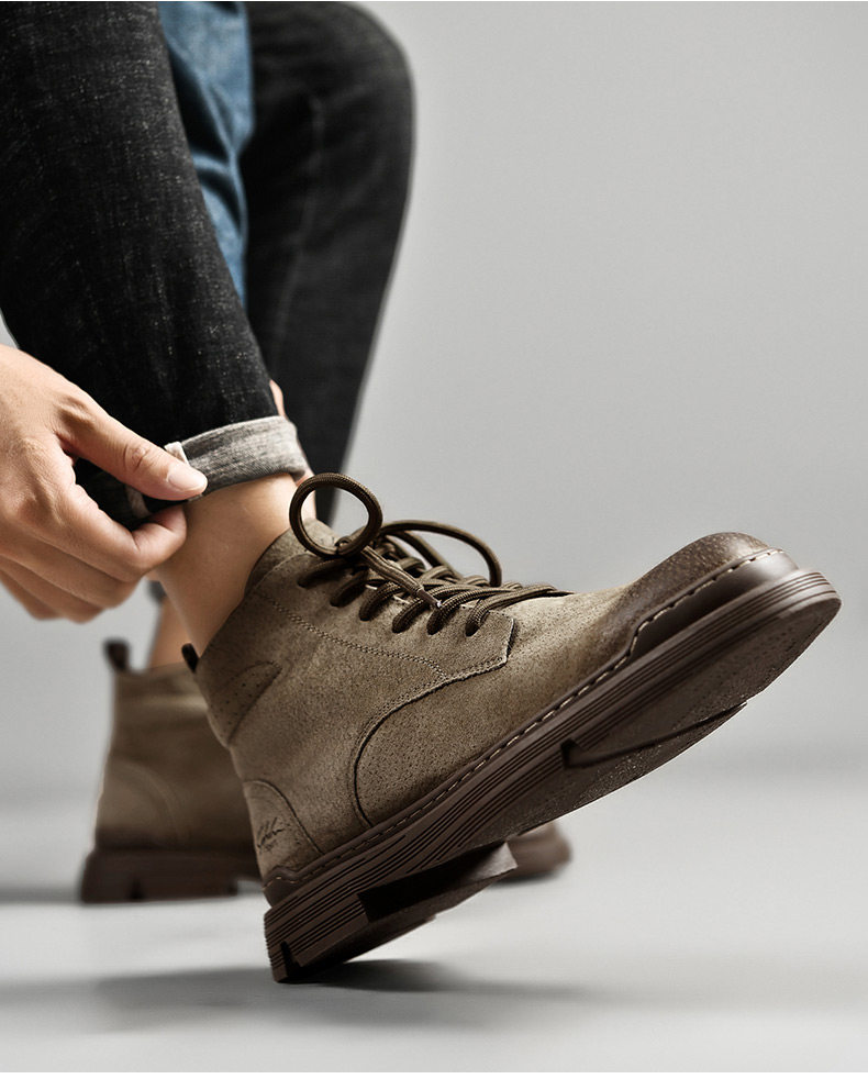 Satchi 沙驰 男式马丁靴 天猫优惠券折后￥139包邮（￥399-260 ）多款可选 加绒款同价