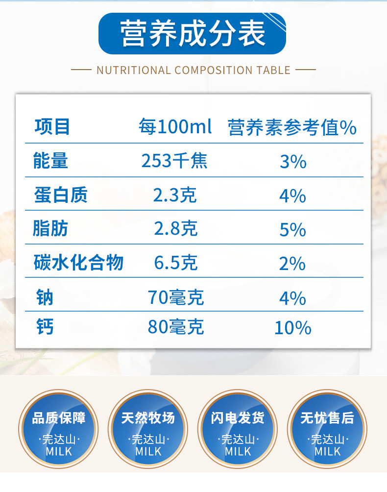 完达山 俄式风味酸奶 220克*10瓶 图3