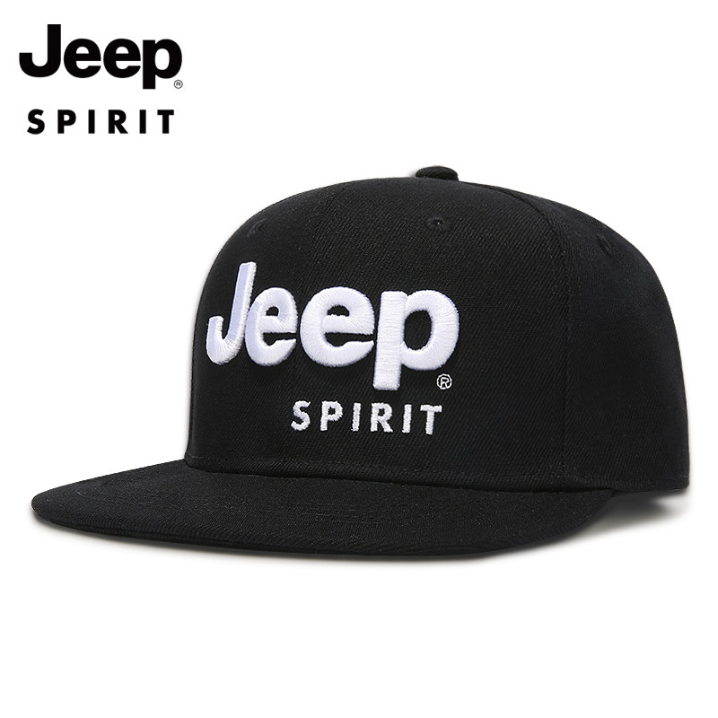 JEEP Jeep hat men's baseball cap going out casual fashion trend autumn and winter new hip-hop hat men's flat brim hat