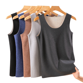 Wool silk warm vest men's developer hot winter